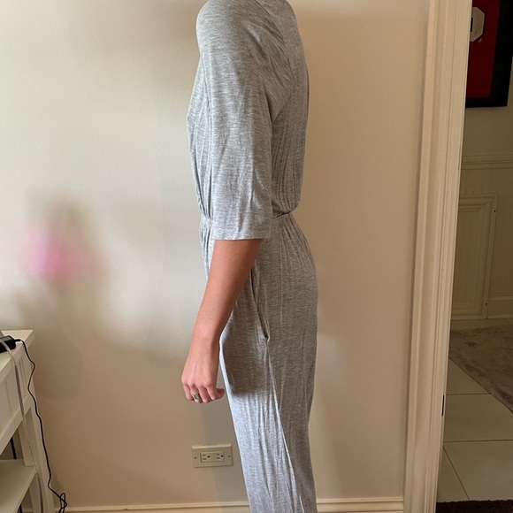 One Shoulder Lounge Jumpsuit - Picture 2 of 4